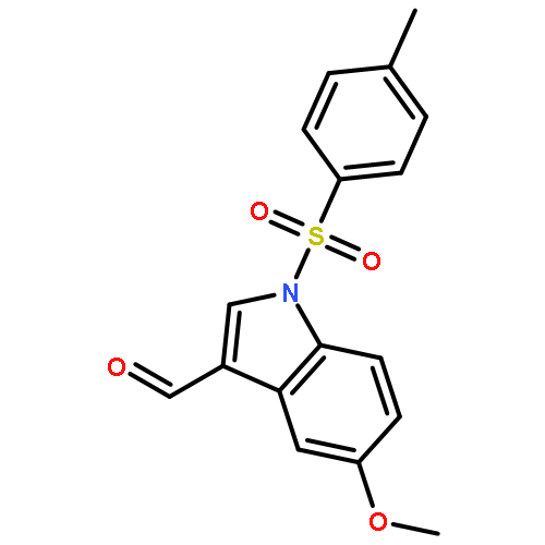 1H-Indole-3-carboxaldehyde, 5-methoxy-1-[(4-methylphenyl)sulfonyl]-