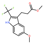 Methyl 3-(5-methoxy-2-(trifluoromethyl)-1H-indol-3-yl)propanoate