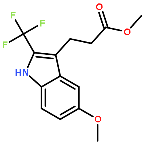 Methyl 3-(5-methoxy-2-(trifluoromethyl)-1H-indol-3-yl)propanoate