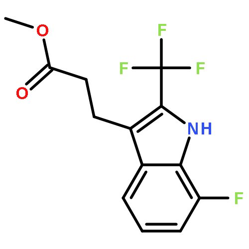 Methyl 3-(7-fluoro-2-(trifluoromethyl)-1H-indol-3-yl)propanoate