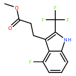 Methyl 3-(4-fluoro-2-(trifluoromethyl)-1H-indol-3-yl)propanoate