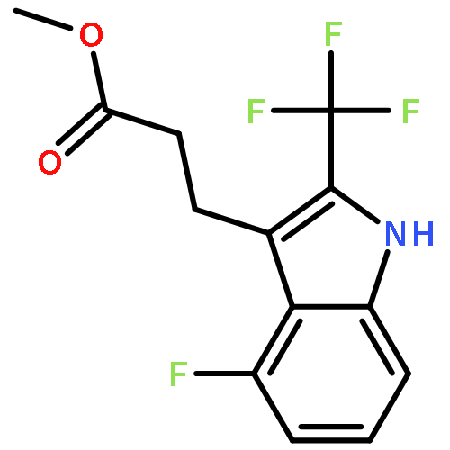 Methyl 3-(4-fluoro-2-(trifluoromethyl)-1H-indol-3-yl)propanoate