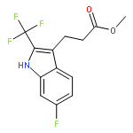 Methyl 3-(6-fluoro-2-(trifluoromethyl)-1H-indol-3-yl)propanoate