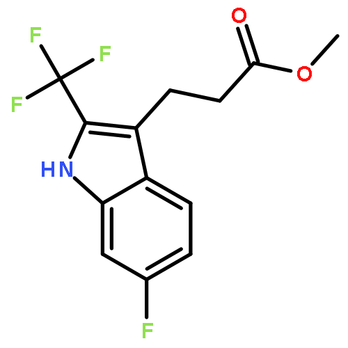 Methyl 3-(6-fluoro-2-(trifluoromethyl)-1H-indol-3-yl)propanoate