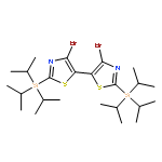 4,4'-Dibromo-2,2'-bis(triisopropylsilyl)-5,5'-bithiazole