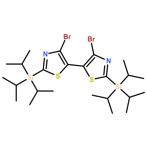 4,4'-Dibromo-2,2'-bis(triisopropylsilyl)-5,5'-bithiazole