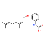 3,7-DIMETHYLOCTA-2,6-DIEN-1-OL;PHENYLCARBAMIC ACID