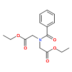 Glycine, N-benzoyl-N-(2-ethoxy-2-oxoethyl)-, ethyl ester