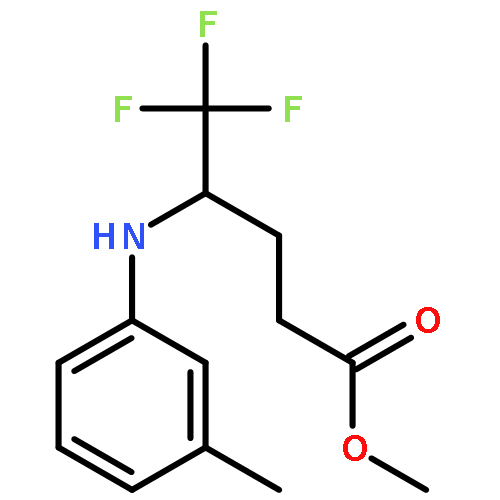 Methyl 5,5,5-trifluoro-4-(m-tolylamino)pentanoate