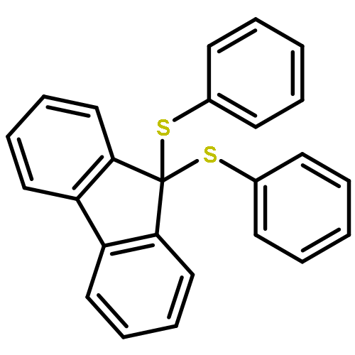 9H-Fluorene, 9,9-bis(phenylthio)-