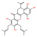 (5R)-5,6-dihydro-1,3,4,8,10-pentahydroxy-5-isopropenyl-9,11-bis(3-methyl-2-butenyl)-7H-benzo[c]xanthen-7-one