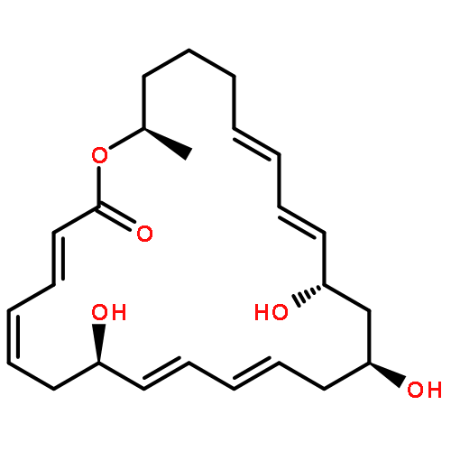 Oxacyclotetracosa-3,5,9,11,17,19-hexaen-2-one,8,14,16-trihydroxy-24-methyl-, (3Z,5E,8S,9E,11Z,14S,16R,17E,19E,24R)-