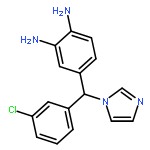 1,2-Benzenediamine, 4-[(3-chlorophenyl)-1H-imidazol-1-ylmethyl]-