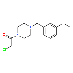 2-Chloro-1-(4-(3-methoxybenzyl)piperazin-1-yl)ethan-1-one