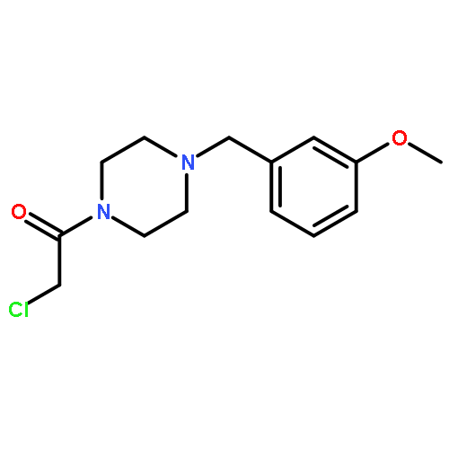 2-Chloro-1-(4-(3-methoxybenzyl)piperazin-1-yl)ethan-1-one