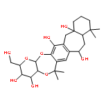 (2R,3S,4S,4aR,8S,9aS,13aS,16aS)-3,4,4a,8,9,9a,10,11,12,13,14,16a-dodecahydro-2-(hydroxymethyl)-6,6,10,10-tetramethyl-2H-benzo[4,5]cyclohepta[1,2-h]pyrano[2,3-b][1,4]benzodioxepine-3,4,8,13a,15(6H)-pentol