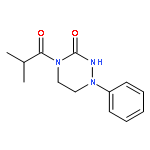 1,2,4-Triazin-3(2H)-one, tetrahydro-4-(2-methyl-1-oxopropyl)-1-phenyl-