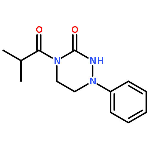 1,2,4-Triazin-3(2H)-one, tetrahydro-4-(2-methyl-1-oxopropyl)-1-phenyl-