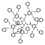 b-D-Glucopyranose,pentakis[3,4,5-tris(phenylmethoxy)benzoate] (9CI)