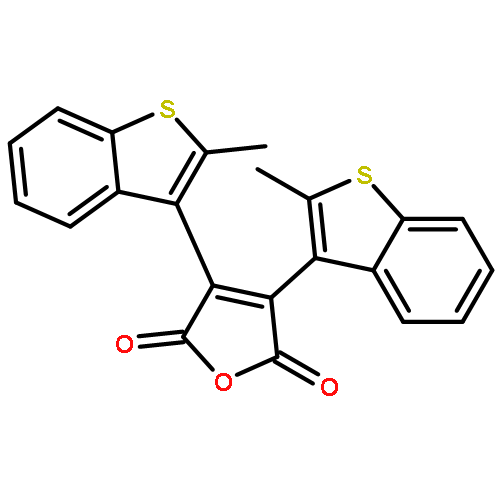 2,5-Furandione, 3,4-bis(2-methylbenzo[b]thien-3-yl)-