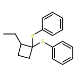 (2-ETHYL-1-PHENYLSULFANYLCYCLOBUTYL)SULFANYLBENZENE