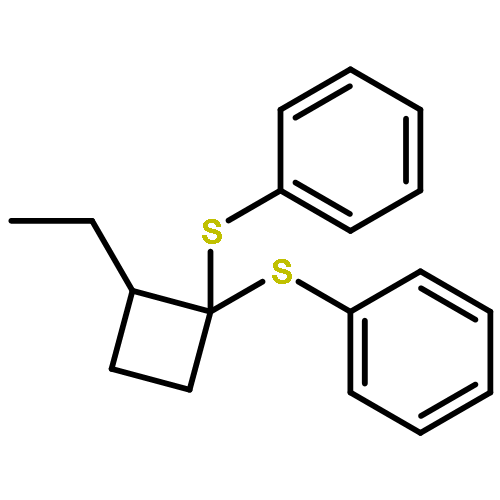 (2-ETHYL-1-PHENYLSULFANYLCYCLOBUTYL)SULFANYLBENZENE