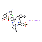 Cuprate(4-),[C-[[[5-[(4-amino-6-chloro-1,3,5-triazin-2-yl)amino]-2-sulfophenyl]amino]sulfonyl]-29H,31H-phthalocyanine-C,C,C-trisulfonato(6-)-kN29,kN30,kN31,kN32]-, sodium (1:4)