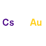 Cesium, compound with gold(1:1)