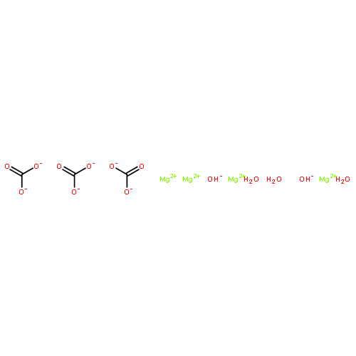 Hydromagnesite(Mg4(CO3)3(OH)2.3H2O)