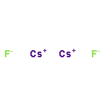 caesium fluoride (1:1)