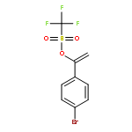 Methanesulfonic acid, trifluoro-, 1-(4-bromophenyl)ethenyl ester