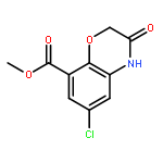 Methyl 6-chloro-3-oxo-3,4-dihydro-2H-benzo[b][1,4]oxazine-8-carboxylate