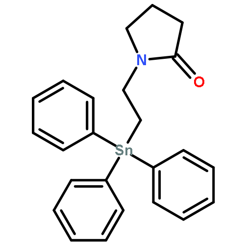 2-Pyrrolidinone, 1-[2-(triphenylstannyl)ethyl]-