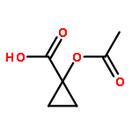 Cyclopropanecarboxylic acid, 1-(acetyloxy)-