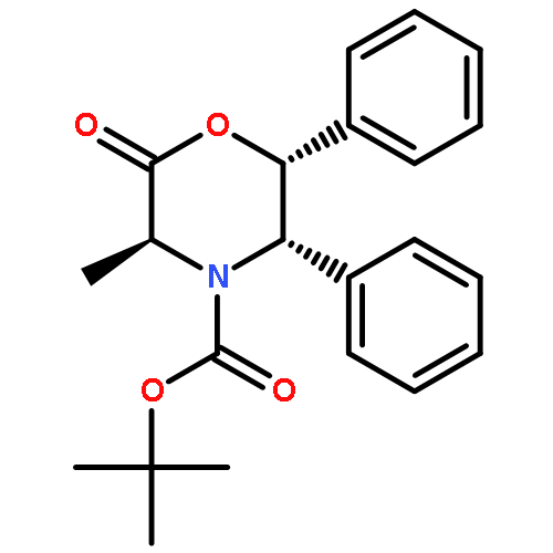 (3S,5S,6R)-4-(tert-butyloxycarbonyl)-5,6-diphenyl-3-methyl-2,3,5,6-tetrahydro-4H-1,4-oxazin-2-one