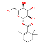 beta-D-glucopyranosyl 2,6,6-trimethylcyclohex-1-ene-1-carboxylate