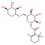 6-O-beta-D-xylopyranosyl-beta-D-glucopyranosyl 2,6,6-trimethylcyclohex-1-ene-1-carboxylate