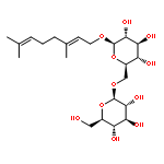 (2E)-3,7-dimethylocta-2,6-dien-1-yl 6-O-beta-D-glucopyranosyl-beta-D-glucopyranoside