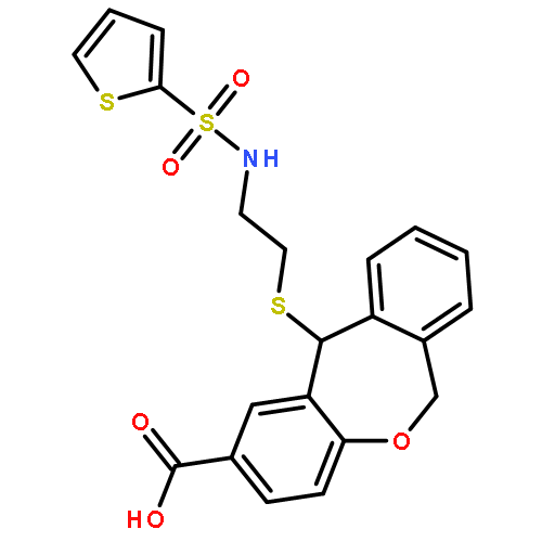 Dibenz[b,e]oxepin-2-carboxylicacid, 6,11-dihydro-11-[[2-[(2-thienylsulfonyl)amino]ethyl]thio]-