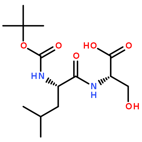 L-Serine, N-[N-[(1,1-dimethylethoxy)carbonyl]-L-leucyl]-