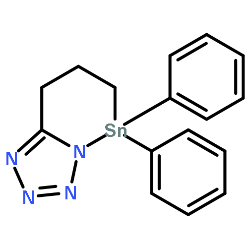 Tetrazolo[5,1-f][1,2]azastannine, 5,6,7,8-tetrahydro-5,5-diphenyl-