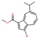 1-Azulenecarboxylic acid, 3-bromo-7-(1-methylethyl)-, methyl ester