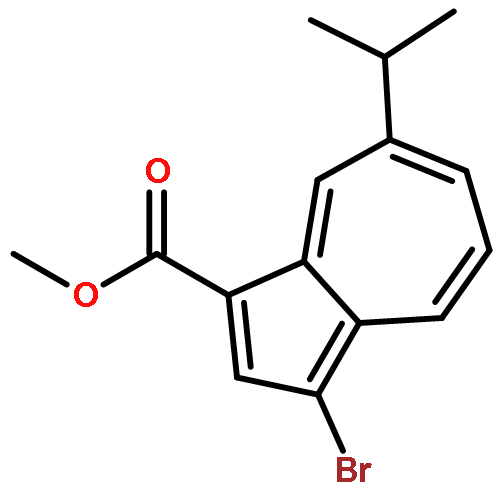 1-Azulenecarboxylic acid, 3-bromo-7-(1-methylethyl)-, methyl ester