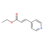 2-Propenoic acid, 3-(4-pyridinyl)-, ethyl ester, (2E)-