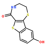 3,4-dihydro-9-hydroxy-[1]benzothieno[2,3-f]-1,4-thiazepin-5(2H)-one