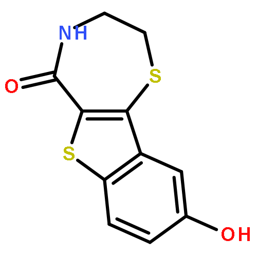 3,4-dihydro-9-hydroxy-[1]benzothieno[2,3-f]-1,4-thiazepin-5(2H)-one