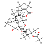 9,10-epoxy-5beta-O-tigloyl-6alpha-o-acetyl-7alphaH-8beta-O-(3''-acetoxy-2''-methylbutyryl)germacra-3(4)E-ene