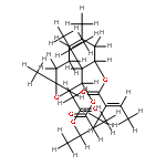 9,10-epoxy-6alpha-O-tigloyl-7alphaH-8beta-O-(3''-acetoxy-2''-methylbutyryl)germacra-3(4)E-ene