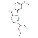 6-methoxy-3-(2-hydroxy-1-ethoxyethyl)-beta-carboline