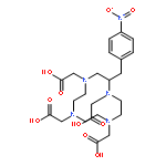 1,4,7,10-Tetraazacyclododecane-1,4,7,10-tetraaceticacid, 2-[(4-nitrophenyl)methyl]-